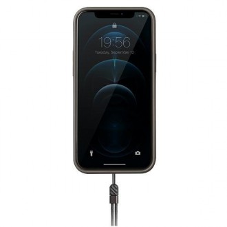UNIQ etui Heldro iPhone 12 Pro Max 6,7" czarny moro/charcoal camo Antimicrobial
