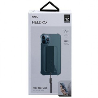 UNIQ etui Heldro iPhone 12 Pro Max 6,7" niebieski/blue Antimicrobial