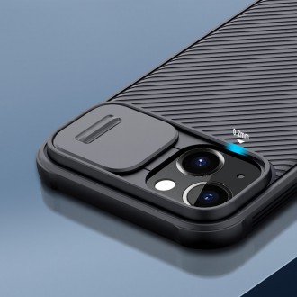 Nillkin CamShield Pro Case Durable Cover with camera protection shield for iPhone 13 black