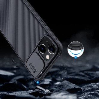 Nillkin CamShield Pro Case Durable Cover with camera protection shield for iPhone 13 black