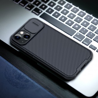 Nillkin CamShield Pro Case Durable Cover with camera protection shield for iPhone 13 black