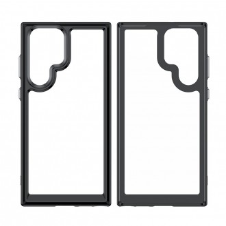 Outer Space Case Cover for Samsung Galaxy S22 Ultra Hard Cover with Gel Frame Black