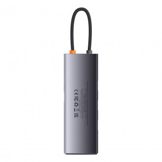 Dokovací stanice Baseus Metal Gleam Series 8 v 1 USB typu C HUB – 1 x HDMI / 3 x USB 3.2 Gen. 1 / 1 x napájení / 1 x čtečka karet SD / 1 x čtečka kare