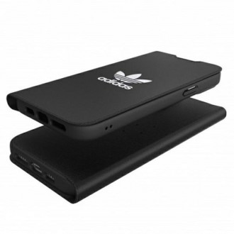 Adidas OR Booklet Case BASIC iPhone 13 Pro Max 6,7" czarno biały/black white 47127