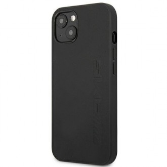 AMG AMHCP14MDOLBK iPhone 14 Plus 6.7 &quot;black / black hardcase Leather Hot Stamped