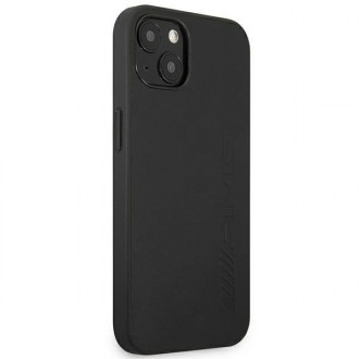 AMG AMHCP14MDOLBK iPhone 14 Plus 6.7 &quot;black / black hardcase Leather Hot Stamped