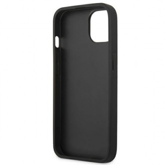 Case BMW BMHCP14SSLLBK iPhone 14 6.1 &quot;black / black Leather Stamp