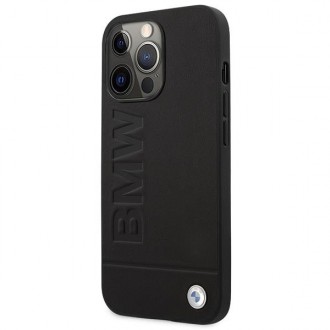 Etui BMW BMHMP14LSLLBK iPhone 14 Pro 6,1" czarny/black hardcase Signature Logo Imprint Magsafe