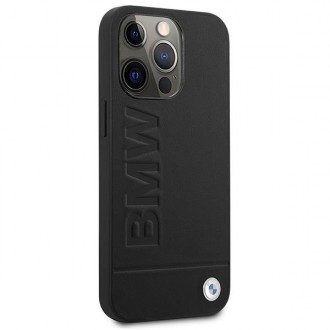 Etui BMW BMHMP14LSLLBK iPhone 14 Pro 6,1" czarny/black hardcase Signature Logo Imprint Magsafe