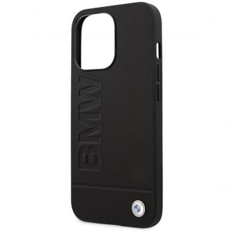 Etui BMW BMHMP14LSLLBK iPhone 14 Pro 6,1" czarny/black hardcase Signature Logo Imprint Magsafe