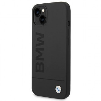 Case BMW BMHMP14MSLBLBK iPhone 14 Plus 6.7 &quot;black / black hardcase Silicone Signature Logo Magsafe