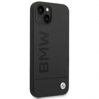 Case BMW BMHMP14MSLBLBK iPhone 14 Plus 6.7 &quot;black / black hardcase Silicone Signature Logo Magsafe