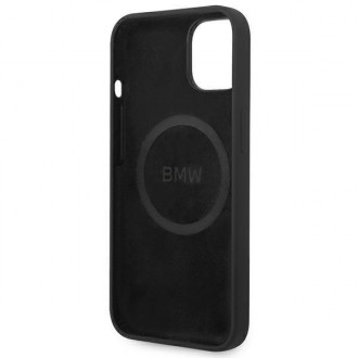 Case BMW BMHMP14MSLBLBK iPhone 14 Plus 6.7 &quot;black / black hardcase Silicone Signature Logo Magsafe