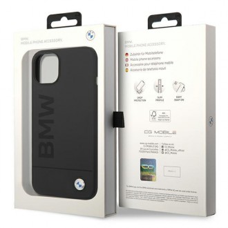 Case BMW BMHMP14MSLBLBK iPhone 14 Plus 6.7 &quot;black / black hardcase Silicone Signature Logo Magsafe