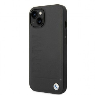 Case BMW BMHMP14MSLLBK iPhone 14 Plus 6.7 &quot;black / black hardcase Signature Logo Imprint Magsafe