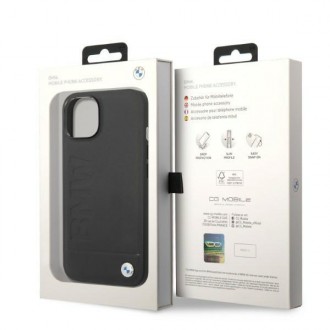 Case BMW BMHMP14MSLLBK iPhone 14 Plus 6.7 &quot;black / black hardcase Signature Logo Imprint Magsafe