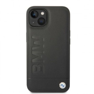 Case BMW BMHMP14SSLLBK iPhone 14 6.1 &quot;black / black hardcase Signature Logo Imprint Magsafe