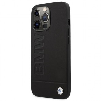 Etui BMW BMHMP14XSLLBK iPhone 14 Pro Max 6,7" czarny/black hardcase Signature Logo Imprint Magsafe