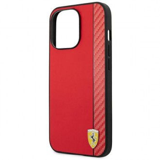 Ferrari FEHCP14LAXRE iPhone 14 Pro 6,1&quot; červený/červený pevný karbonový obal