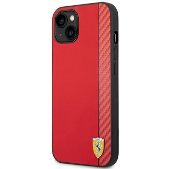 Ferrari FEHCP14MAXRE iPhone 14 Plus 6,7&quot; červené/červené pevné pouzdro Carbon