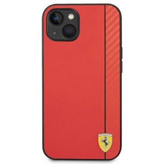 Ferrari FEHCP14MAXRE iPhone 14 Plus 6,7&quot; červené/červené pevné pouzdro Carbon