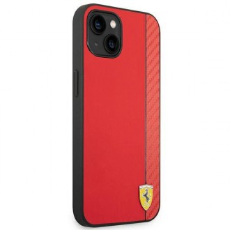 Ferrari FEHCP14MAXRE iPhone 14 Plus 6,7&quot; červené/červené pevné pouzdro Carbon