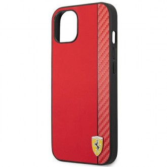 Ferrari FEHCP14MAXRE iPhone 14 Plus 6,7&quot; červené/červené pevné pouzdro Carbon