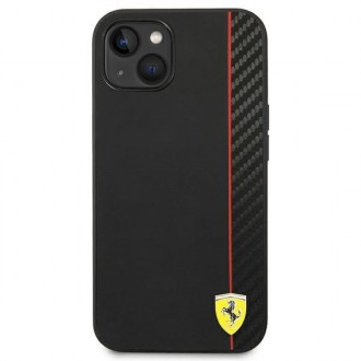 Ferrari FEHCP14SAXBK iPhone 14 6,1&quot; černo/černé pevné pouzdro Carbon