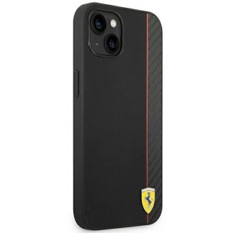 Ferrari FEHCP14SAXBK iPhone 14 6,1&quot; černo/černé pevné pouzdro Carbon