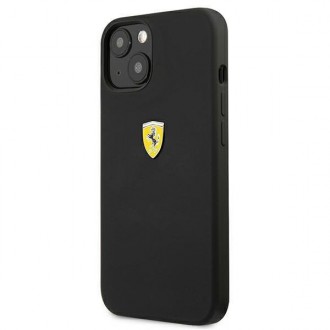 Ferrari FESSIHCP13MBK iPhone 13 6,1&quot; černý/černý pevný silikonový obal