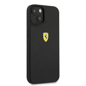 Ferrari FESSIHCP13MBK iPhone 13 6,1&quot; černý/černý pevný silikonový obal