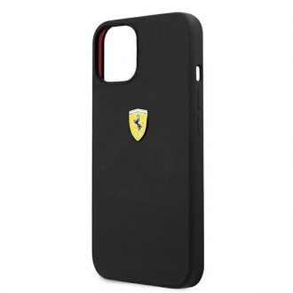 Ferrari FESSIHCP13MBK iPhone 13 6,1&quot; černý/černý pevný silikonový obal