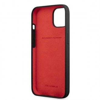 Ferrari FESSIHCP13MBK iPhone 13 6,1&quot; černý/černý pevný silikonový obal