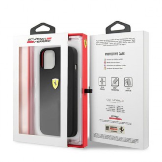 Ferrari FESSIHCP13MBK iPhone 13 6,1&quot; černý/černý pevný silikonový obal