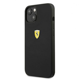 Ferrari FESSIHCP13SBK iPhone 13 mini 5,4&quot; černý/černý pevný silikonový obal