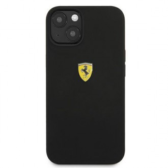 Ferrari FESSIHCP13SBK iPhone 13 mini 5,4&quot; černý/černý pevný silikonový obal