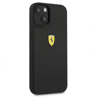 Ferrari FESSIHCP13SBK iPhone 13 mini 5,4&quot; černý/černý pevný silikonový obal