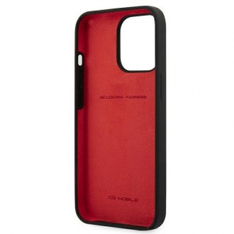 Ferrari FESSIHCP13XBK iPhone 13 Pro Max 6,7&quot; černo/černé pevné silikonové pouzdro