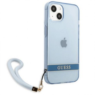 Guess GUHCP13MHTSGSB iPhone 13 6.1 &quot;blue / blue hardcase Translucent Stap