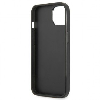 Guess GUHCP13SPS4MK iPhone 13 mini 5,4 &quot;black / black hardcase Saffiano 4G Small Metal Logo