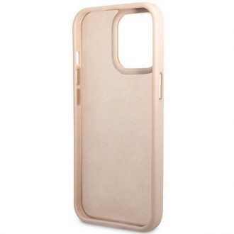 Guess GUHCP14LHG4SHP iPhone 14 Pro 6.1 &quot;pink / pink hard case 4G Vintage Gold Logo