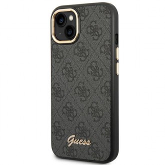 Guess GUHCP14MHG4SHK iPhone 14 Plus 6.7 &quot;black / black hard case 4G Vintage Gold Logo