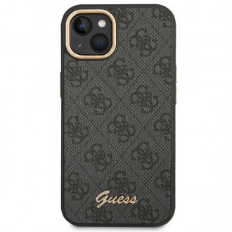 Guess GUHCP14MHG4SHK iPhone 14 Plus 6.7 &quot;black / black hard case 4G Vintage Gold Logo