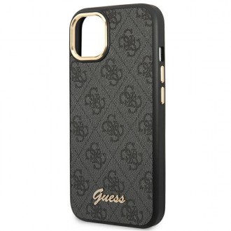 Guess GUHCP14MHG4SHK iPhone 14 Plus 6.7 &quot;black / black hard case 4G Vintage Gold Logo