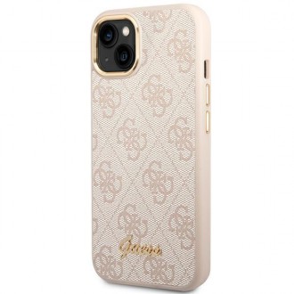 Guess GUHCP14MHG4SHP iPhone 14 Plus 6.7 &quot;pink / pink hard case 4G Vintage Gold Logo