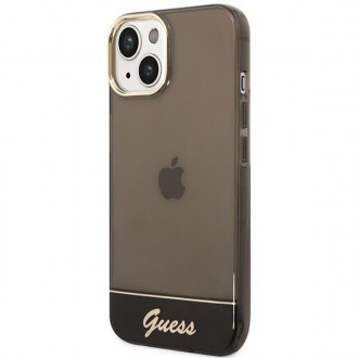 Guess GUHCP14MHGCOK iPhone 14 Plus 6.7 &quot;black / black hardcase Translucent