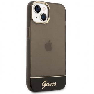 Guess GUHCP14MHGCOK iPhone 14 Plus 6.7 &quot;black / black hardcase Translucent