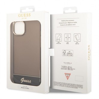 Guess GUHCP14MHGCOK iPhone 14 Plus 6.7 &quot;black / black hardcase Translucent