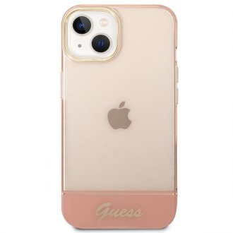 Guess GUHCP14MHGCOP iPhone 14 Plus 6.7 &quot;pink / pink hardcase Translucent