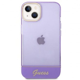 Guess GUHCP14MHGCOU iPhone 14 Plus 6.7 &quot;violet / purple hardcase Translucent